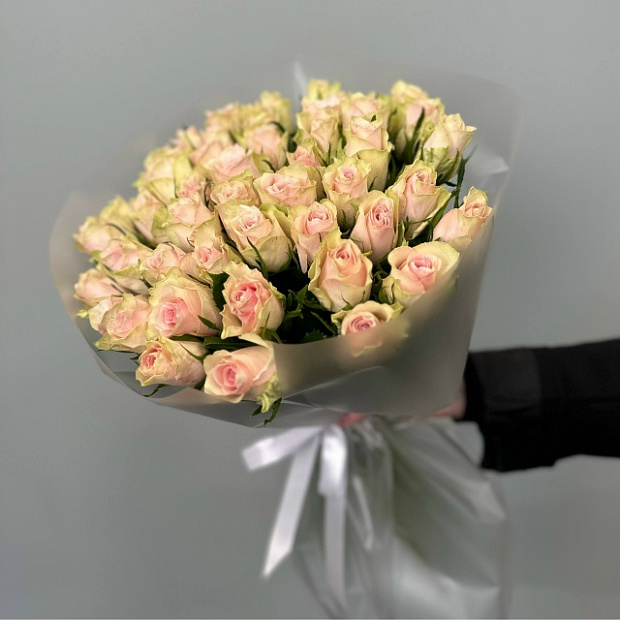51 розовые розы кения   6