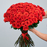 Букет из 49 красных роз ("Нина")  4